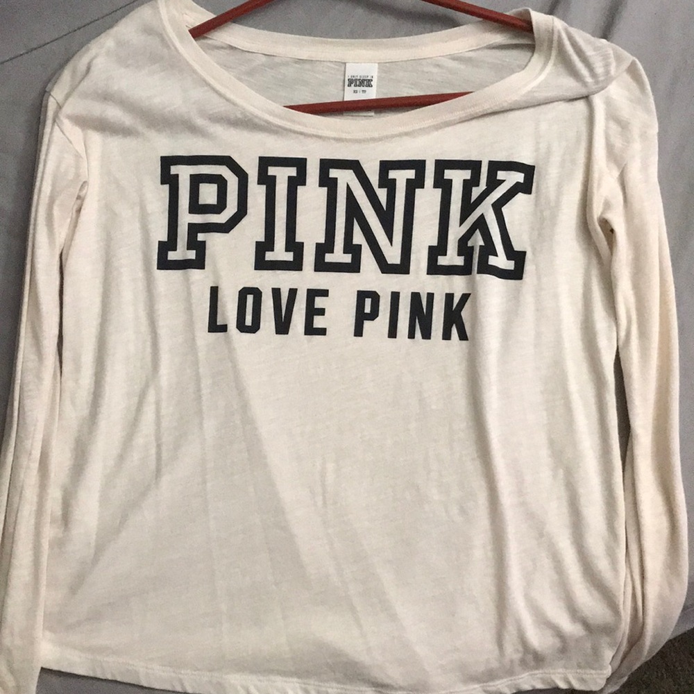 Pink long sleeve top